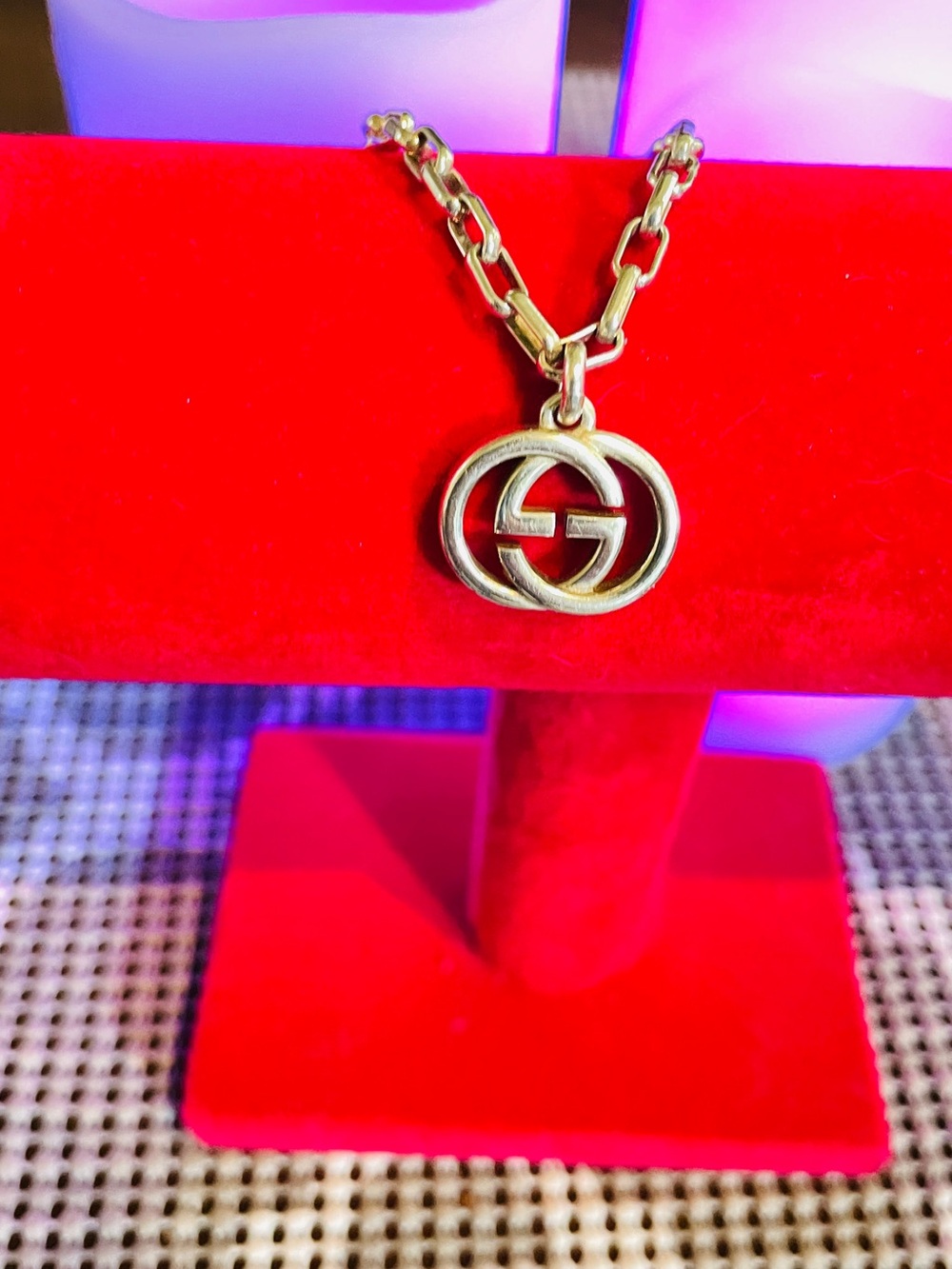 Gucci Silver interlocking Bracelet 19cm. - Picture 3 of 6
